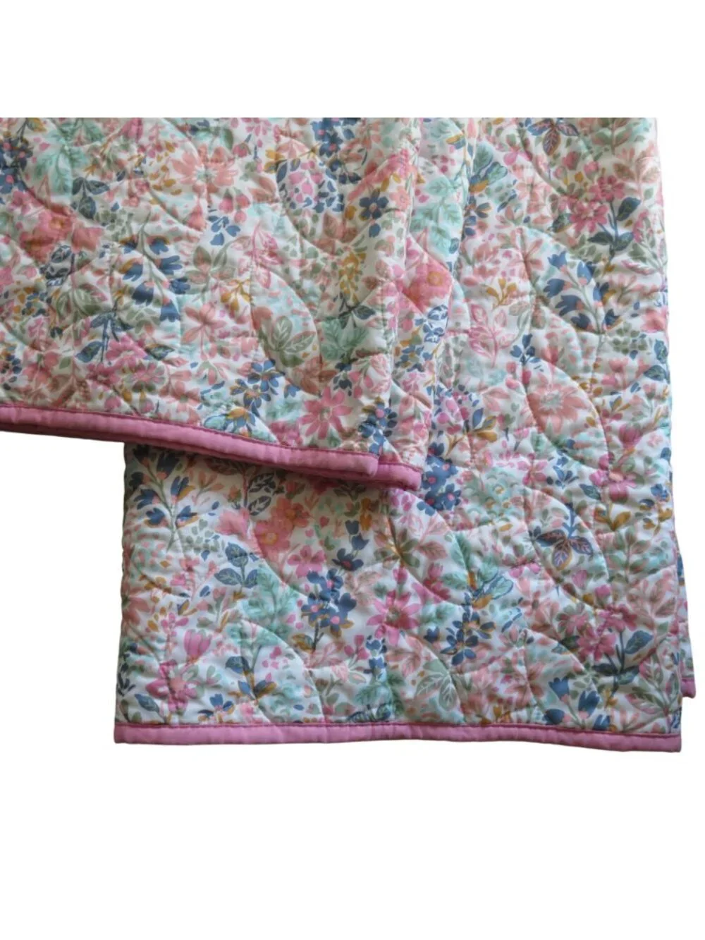 Laura Ashley Floral Reversible Quilt 96